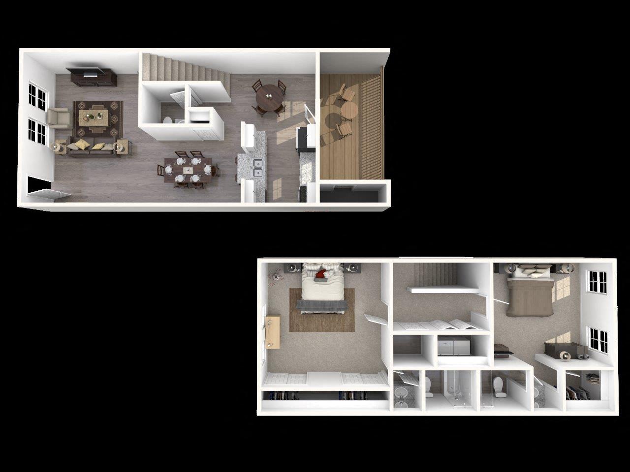 Apartments in Raleigh, NC: Six Forks Station Apartments B7